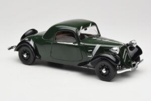 Citroen Traction Avant 11 Coupe Grøn Solido 1:18 8179 Metal — billede 6 af 8