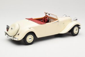 Citroen Traction Avant 11B Cabriolet Creme Norev 1:18 181440 Metal — billede 2 af 6