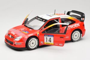 Citroen Xsara T4 WRC #14 P. Bugalski / J-P. Chiaroni WRC 2001 Solido 1:18 9021 Metal — billede 2 af 8