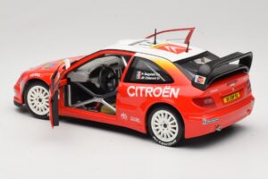Citroen Xsara T4 WRC #14 P. Bugalski / J-P. Chiaroni WRC 2001 Solido 1:18 9021 Metal — billede 5 af 8