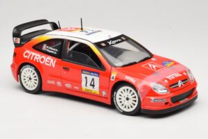 Citroen Xsara T4 WRC #14 P. Bugalski / J-P. Chiaroni WRC 2001 Solido 1:18 9021 Metal — billede 6 af 8