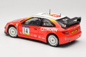 Citroen Xsara T4 WRC #14 P. Bugalski / J-P. Chiaroni WRC 2001 Solido 1:18 9021 Metal — billede 7 af 8