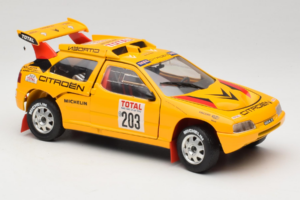 Citroen ZX Rallye Raid #203 1992 Solido 1:18 9003-N1 Metal — billede 6 af 8