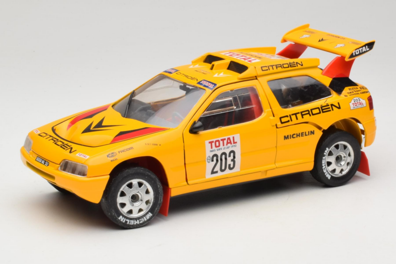 Citroen ZX Rallye Raid #203 1992 Solido 1:18 9003-N1 Metal