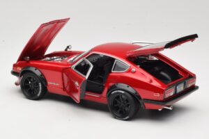 Datsun 240Z S30 Rød Maisto 1:18 32611 Metal — billede 5 af 8