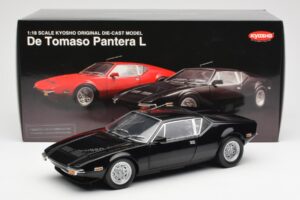 De Tomaso Pantera Sort Kyosho 1:18 08851BK Metal — billede 8 af 8