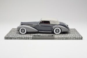Delage D8 120 Cabriolet Grå & Mørkegrå Minichamps 1:18 107115134 Metal — billede 3 af 6