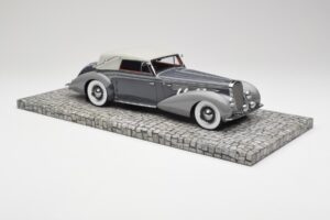 Delage D8 120 Cabriolet Grå & Mørkegrå Minichamps 1:18 107115134 Metal — billede 4 af 6