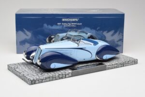 Delahaye Type 135-M Cabriolet Mullin Museum Minichamps 1:18 107116160 Metal — billede 2 af 6