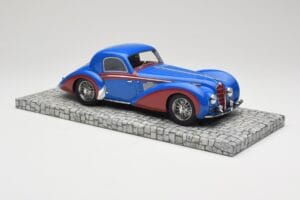 Delahaye Type 145 V12 Coupe Blå Rød Minichamps 1:18 107116121 Resin — billede 4 af 6