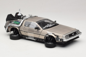 DeLorean DMC-12 Back to the Future Time Machine Sun Star 1:18 2710 Metal — billede 4 af 6
