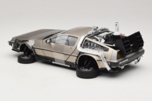 DeLorean DMC-12 Back to the Future Time Machine Sun Star 1:18 2710 Metal — billede 5 af 6