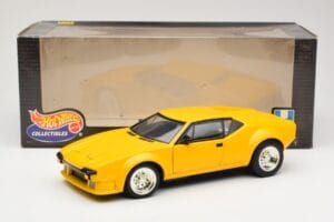 De Tomaso Pantera Gul Hot Wheels 1:18 27809 Metal — billede 8 af 8