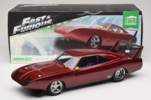 Dodge Charger Daytona Fast & Furious Dom's Car GreenLight 1:18 19003 Metal — billede 6 af 6
