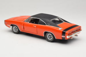 Dodge Charger R/T Orange & Sort American Muscle 1:18 39314 Metal — billede 7 af 8