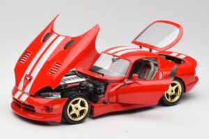 Dodge Viper GTS Rød Bburago 1:18 3075 Metal — billede 2 af 8
