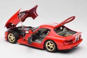 Dodge Viper GTS Rød Bburago 1:18 3075 Metal — billede 5 af 8