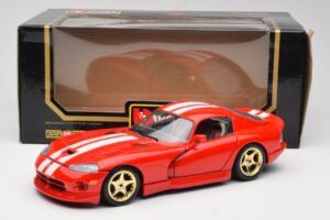 Dodge Viper GTS Rød Bburago 1:18 3075 Metal — billede 8 af 8