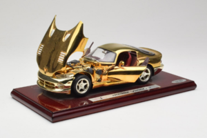 Dodge Viper GTS Gold Plated 23K Maisto 1:18 GP001 Metal — billede 2 af 8
