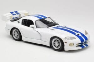 Dodge Viper GTS-R GT2 Hvid 1997 Maisto 1:18 50316 Metal — billede 6 af 8