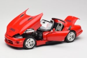 Dodge Viper RT/10 Rød Begrænset Udgave Bburago 1:18 3025 Metal — billede 2 af 8