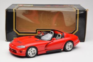Dodge Viper RT/10 Rød Begrænset Udgave Bburago 1:18 3025 Metal — billede 8 af 8