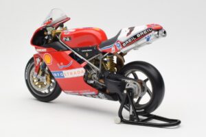 Ducati 998R WSB #1 T. Bayliss Ducati Infostrada 2002 Minichamps 1:12 122021201 Metal — billede 5 af 6