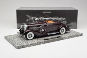 Duesenberg SJN Convertible Coupe Bordeaux Minichamps 1:18 107150331 Metal — billede 2 af 6