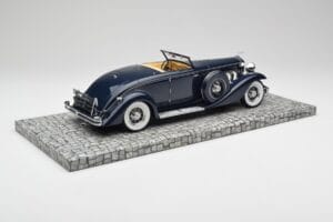Duesenberg SJN Convertible Coupe Midnight Blue Minichamps 1:18 107150332 Metal — billede 2 af 6