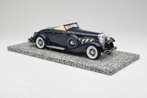 Duesenberg SJN Convertible Coupe Midnight Blue Minichamps 1:18 107150332 Metal — billede 4 af 6