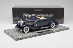 Duesenberg SJN Convertible Coupe Midnight Blue Minichamps 1:18 107150332 Metal — billede 6 af 6