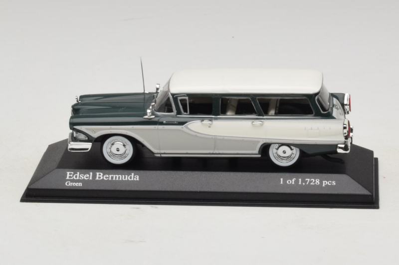 Edsel Bermuda Station Wagon Grøn Minichamps 1:43 400082011 Metal