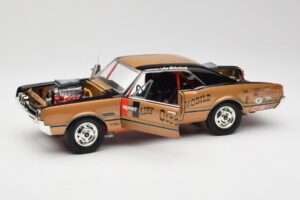 Oldsmobile 442 Hurst Hairy Olds Twin-Engine 4WD 1966 Highway 61 1:18 50089 Metal — billede 2 af 8