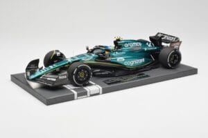 Aston Martin AMR23 #14 F. Alonso 3rd Place Saudi Arabian GP 2023 Minichamps 1:18 117230214 Metal — billede 2 af 7