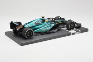 Aston Martin AMR23 #14 F. Alonso 3rd Place Saudi Arabian GP 2023 Minichamps 1:18 117230214 Metal — billede 3 af 7