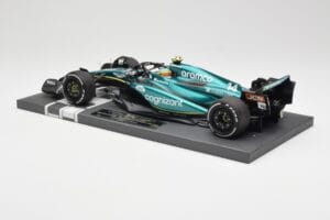 Aston Martin AMR23 #14 F. Alonso 3rd Place Saudi Arabian GP 2023 Minichamps 1:18 117230214 Metal — billede 5 af 7
