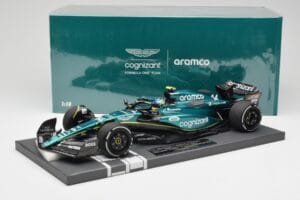 Aston Martin AMR23 #14 F. Alonso 3rd Place Saudi Arabian GP 2023 Minichamps 1:18 117230214 Metal — billede 7 af 7