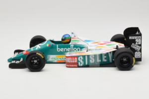 Benetton B186 #20 G. Berger F1 1986 Minichamps 1:18 80439418130 Metal — billede 3 af 6