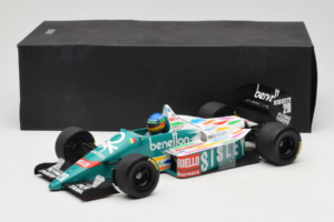 Benetton B186 #20 G. Berger F1 1986 Minichamps 1:18 80439418130 Metal — billede 6 af 6