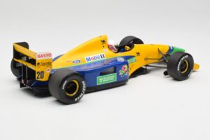 Benetton B191 #19 M. Schumacher F1 1991 Minichamps 1:18 100910119 Metal — billede 2 af 6