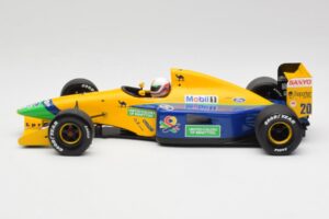 Benetton B191 #19 M. Schumacher F1 1991 Minichamps 1:18 100910119 Metal — billede 3 af 6