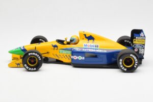Benetton Ford B191 #20 R. Moreno F1 1991 Minichamps 1:18 100910019 Metal — billede 3 af 6