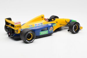 Benetton Ford B191B #20 M. Brundle F1 Early Season 1992 Minichamps 1:18 100920120 Metal — billede 2 af 6