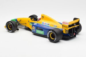 Benetton Ford B191B #20 M. Brundle F1 Early Season 1992 Minichamps 1:18 100920120 Metal — billede 5 af 6