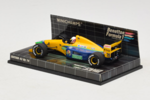 Benetton B191B Ford #20 M. Brundle Early Season F1 1992 Minichamps 1:43 400920120 Metal — billede 3 af 5