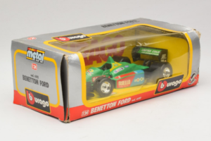Benetton B190 Ford #20 N. Piquet F1 1990 Bburago 1:24 6102 Metal — billede 2 af 3