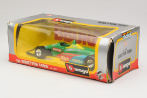 Benetton B190 Ford #20 N. Piquet F1 1990 Bburago 1:24 6102 Metal — billede 3 af 3