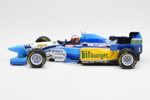 Benetton B195 Renault #1 M. Schumacher Winner Japanese GP 1995 Minichamps 1:18 510953401 Metal — billede 3 af 6