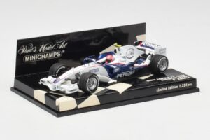 BMW Sauber F1.08 #4 R. Kubica Showcar 2008 Minichamps 1:43 400080084 Metal — billede 2 af 5