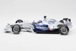BMW Sauber F1.06 #17 J. Villeneuve F1 2006 Minichamps 1:18 100060017 Metal — billede 3 af 6